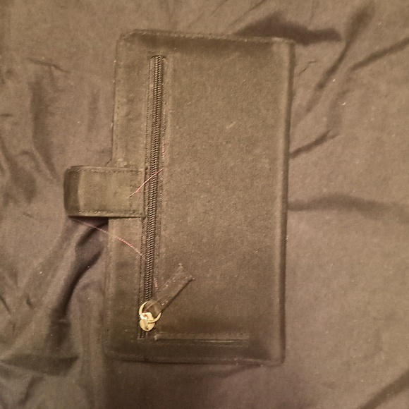 Black & red checkbook wallet - Picture 3 of 3